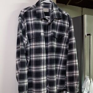 Mens Jachs Flannel Button Down Shirt
